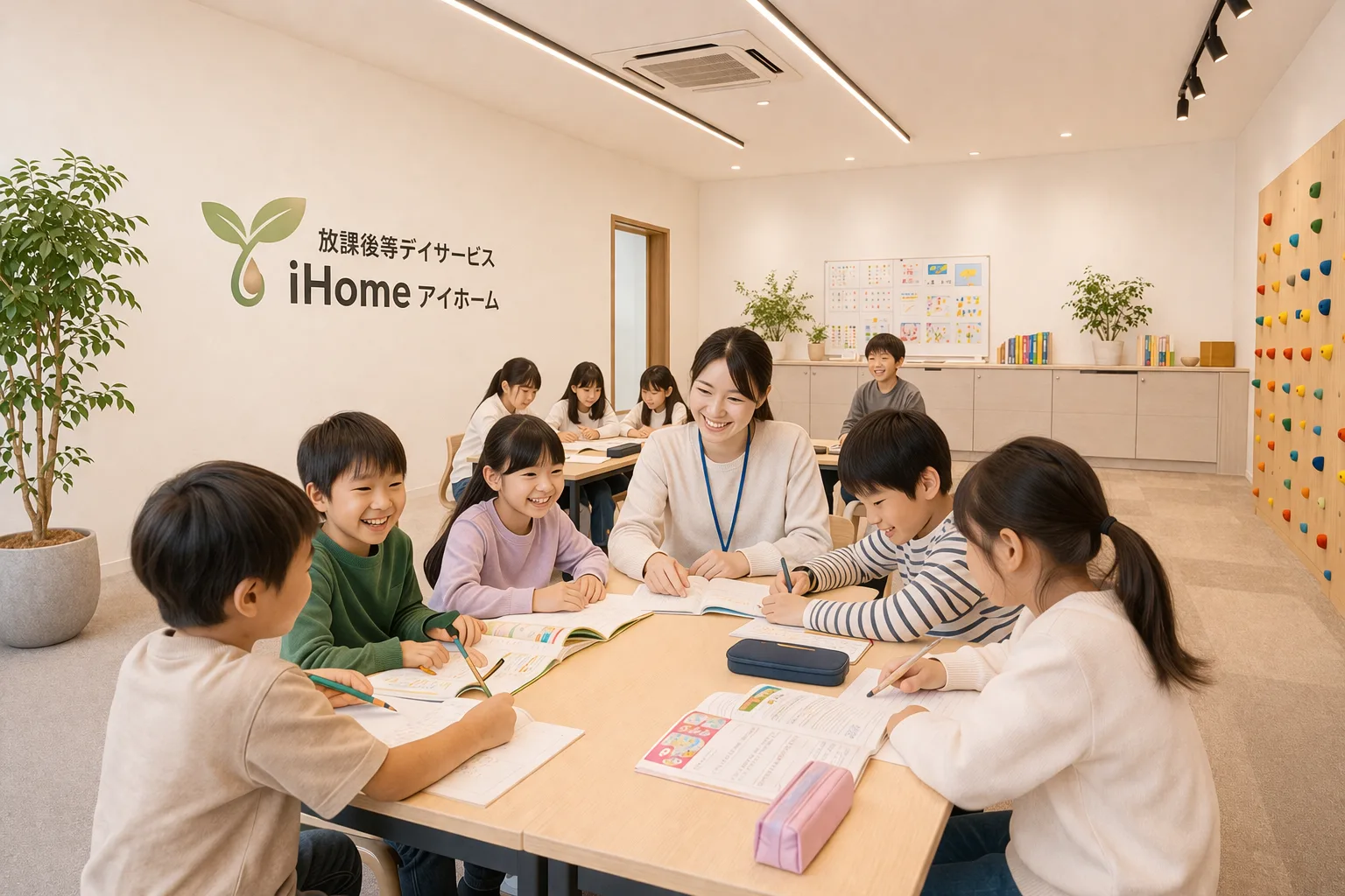 個別学習スペース。落ち着いた雰囲気で学習に集中できます